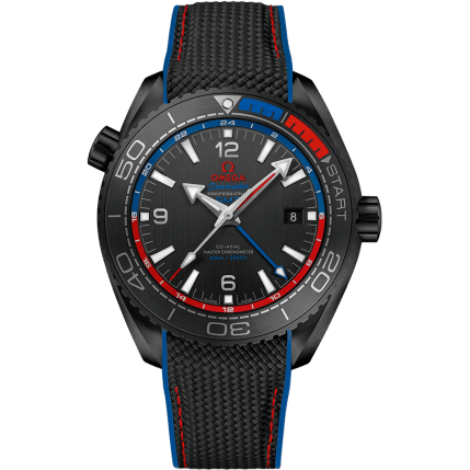 Omega Seamaster Planet Ocean 600M Co-Axial 45.5 Master Chronometer GMT Deep Black ETNZ 215.92.46.22.01.004