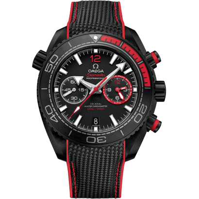 Seamaster Planet Ocean 600M Co-Axial 45.5 Master Chronometer Chronograph Deep Black Red / Volvo Ocean Race