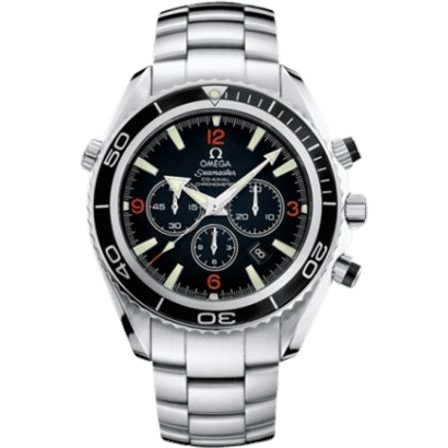 Omega Seamaster Planet Ocean 600M Co-Axial 45.5 Chronograph Stainless Steel / Orange Numerals / Bracelet 2210.51.00