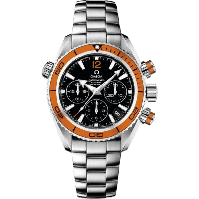 Seamaster Planet Ocean 600M Co-Axial 37.5 Chronograph Stainless Steel / Orange / Bracelet