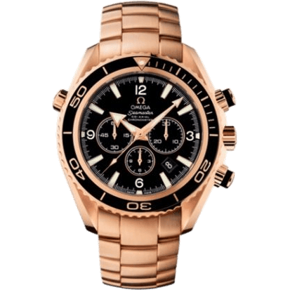 Omega Seamaster Planet Ocean 600M Co-Axial 45.5 Chronograph Red Gold / Black / Bracelet 222.60.46.50.01.001