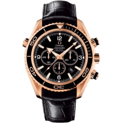 Omega Seamaster Planet Ocean 600M Co-Axial 45.5 Chronograph Red Gold / Black / Alligator 222.63.46.50.01.001