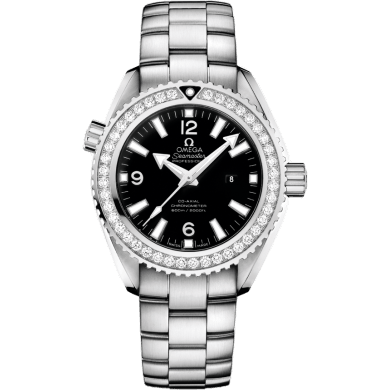 Seamaster Planet Ocean 600M Co-Axial 37.5 Stainless Steel / Diamond / Black / Bracelet