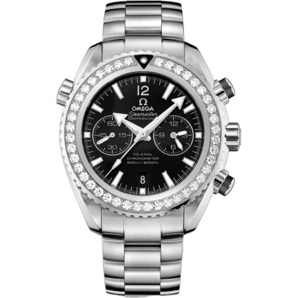 Omega Seamaster Planet Ocean 600M Co-Axial 45.5 Chronograph Stainless Steel / Diamond / Black / Bracelet 232.15.46.51.01.001