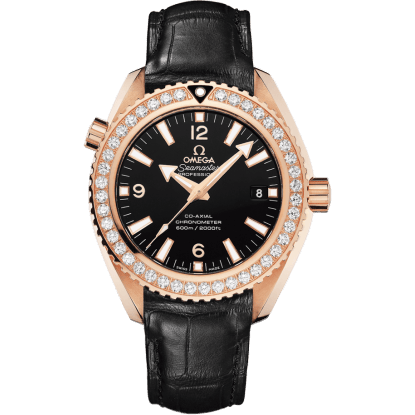 Seamaster Planet Ocean 600M Co-Axial 42 Red Gold / Diamond / Alligator