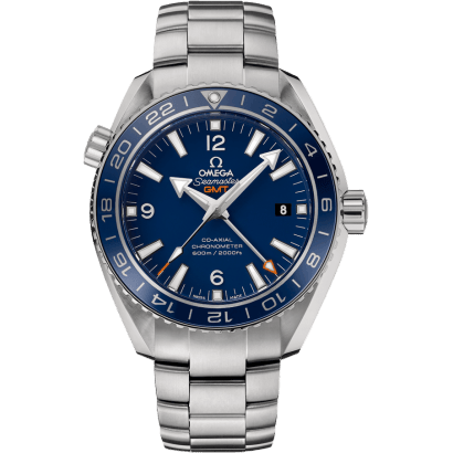 Omega Seamaster Planet Ocean 600M Co-Axial 43.5 GMT Titanium / Blue / Bracelet 232.90.44.22.03.001