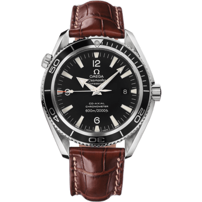 Seamaster Planet Ocean 600M Co-Axial 42 Stainless Steel / Black / Alligator