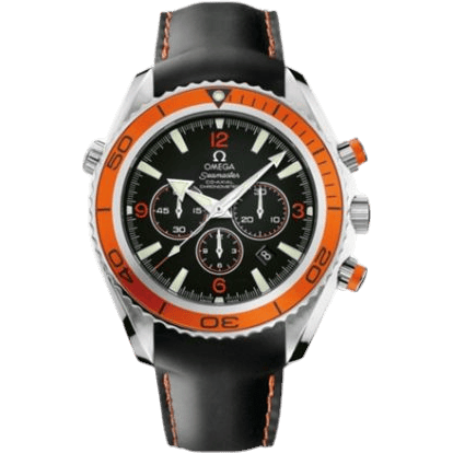 Omega Seamaster Planet Ocean 600M Co-Axial 45.5 Chronograph Stainless Steel / Orange / Rubber 2918.50.82