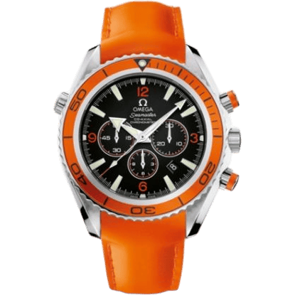 Omega Seamaster Planet Ocean 600M Co-Axial 45.5 Chronograph Stainless Steel / Orange / Orange Rubber 2918.50.83
