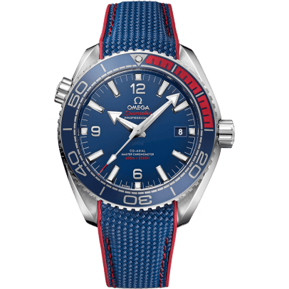 Omega Seamaster Planet Ocean 600M Co-Axial 43.5 Master Chronometer Stainless Steel / Blue / Rubber / PyeongChang 2018 522.32.44.21.03.001