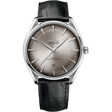 Seamaster Master Co-Axial 39.5 New York Edition Stainless Steel / Grey / Alligator