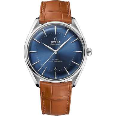 Seamaster Master Co-Axial 39.5 Moscow Edition Stainless Steel / Blue / Alligator