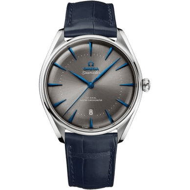 Seamaster Master Co-Axial 39.5 UAE Edition Stainless Steel / Grey / Alligator