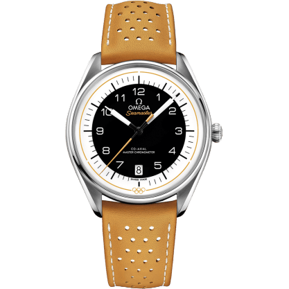 Seamaster Master Co-Axial 39.5 Olympic Timekeeper Stainless Steel / Black / Yellow