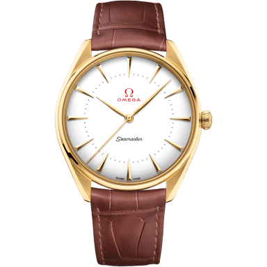 Seamaster Master Co-Axial 39.5 Olympic Games Gold Yellow Gold / Enamel / Alligator