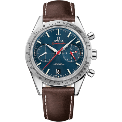 Speedmaster 57 Co-Axial Stainless Steel / Blue