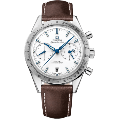 Speedmaster 57 Co-Axial Titanium / White