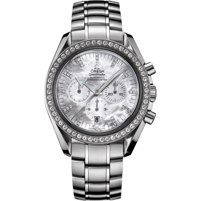 Speedmaster Broad Arrow Stainless Steel / Diamond / MOP / Bracelet