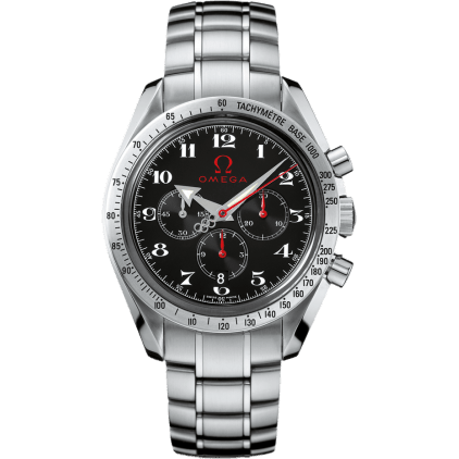 Speedmaster Broad Arrow Stainless Steel / Black / Bracelet / Olympic Timeless