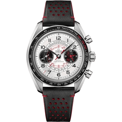 Speedmaster Chronoscope Master Chronometer Stainless Steel / Silver / Calf