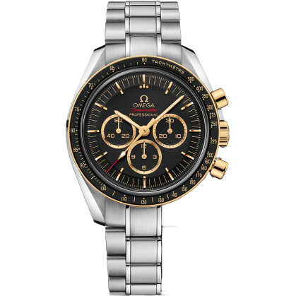 Omega Speedmaster Professional Moonwatch Stainless Steel / Yellow Gold / Black / Tokyo Olympics / Set 522.20.42.30.01.002