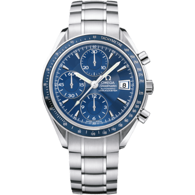 Speedmaster Date 40 Stainless Steel / Blue / Bracelet