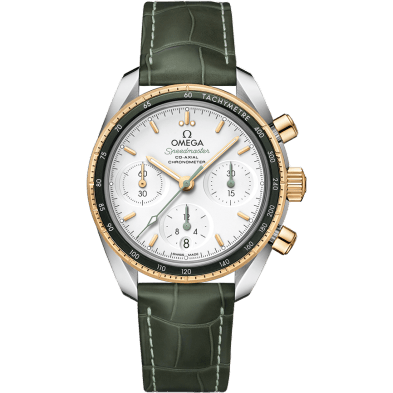Speedmaster Co-Axial 38 Stainless Steel / Yellow Gold / Silver
