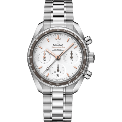Speedmaster Co-Axial 38 Stainless Steel / Silver / Bracelet