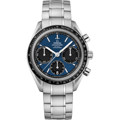 Omega Speedmaster Racing Co-Axial Chronograph Stianless Steel / Blue / Bracelet 326.30.40.50.03.001