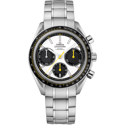 Omega Speedmaster Racing Co-Axial Chronograph Stainless Steel / Silver-Yellow / Bracelet 326.30.40.50.04.001