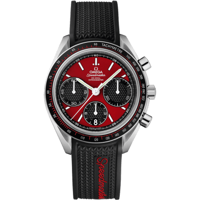 Omega Speedmaster Racing Co-Axial Chronograph Stainless Steel / Red / Rubber 326.32.40.50.11.001