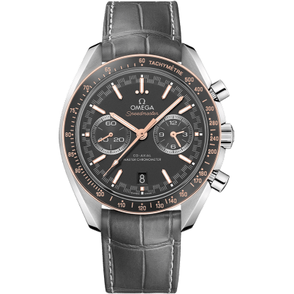 Omega Speedmaster Racing Master Co-Axial Stainless Steel / Sedna / Grey / Alligator 329.23.44.51.06.001