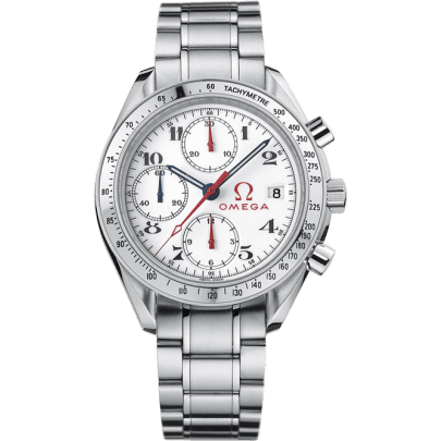 Speedmaster Date 40 Stainless Steel / White / Bracelet / Olympic Los Angeles 1932