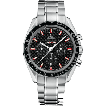 Speedmaster Racing Chronometer Stainless Steel / Carbon Black / Bracelet