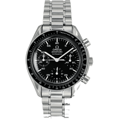 Speedmaster Reduced Stainless Steel / Black / Bracelet