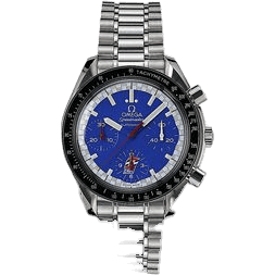 Speedmaster Reduced Stainless Steel / Blue / Bracelet / Cart