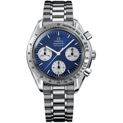 Speedmaster Reduced Stainless Steel / Blue Inverted Panda / Bracelet / Japan
