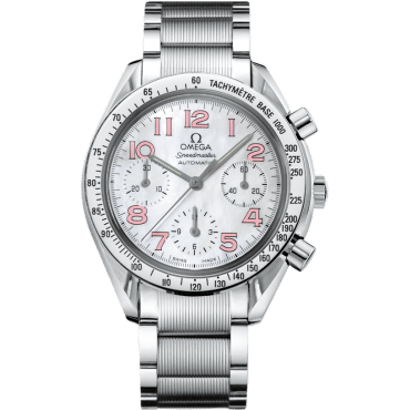 Speedmaster Reduced Ladies Stainless Steel / MOP / Pink / Bracelet