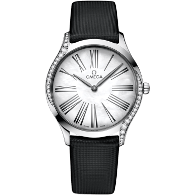 De Ville Trésor 36 Stainless Steel / MOP Roman / Fabric