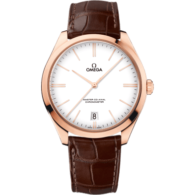 De Ville Trésor Master Co-Axial Sedna Gold / White Enamel