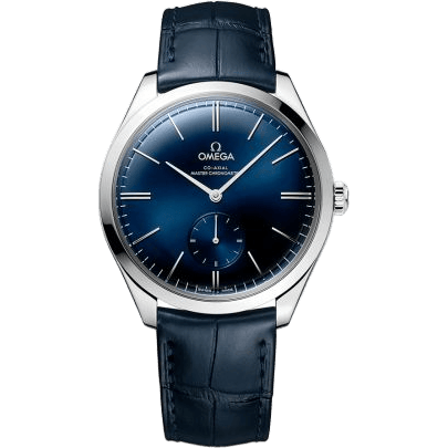 De Ville Trésor Master Chronometer Small Second Stainless Steel / Blue