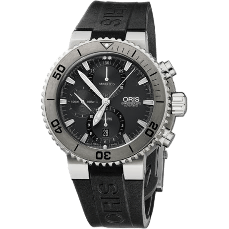 Aquis Chronograph 46 Titanium / Grey / Rubber