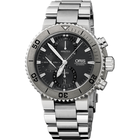 Aquis Chronograph 46 Titanium / Grey / Bracelet