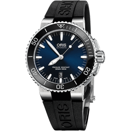 Oris Aquis Date 43 Stainless Steel / Blue / Rubber 01 733 7653 4135-07 4 26 34EB