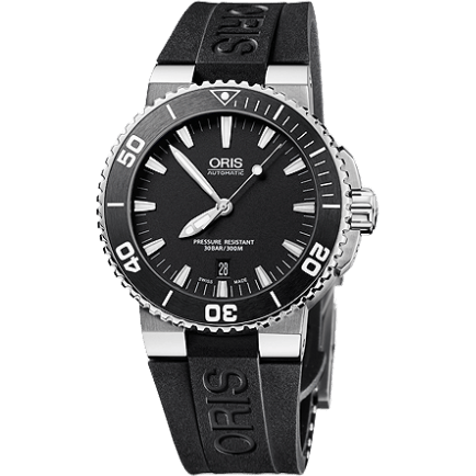 Oris Aquis Date 43 Stainless Steel / Black / Rubber 01 733 7653 4154-07 4 26 34EB