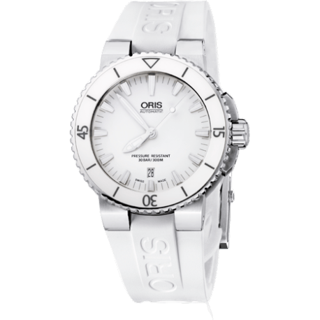 Oris Aquis Date 43 Stainless Steel / White / Rubber 01 733 7653 4156-07 4 26 31EB