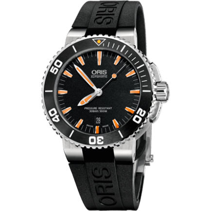 Oris Aquis Date 43 Stainless Steel / Black / Rubber 01 733 7653 4159-07 4 26 34EB