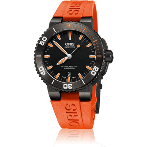 Oris Aquis Date 43 PVD / Black / Rubber 01 733 7653 4259-07 4 26 32GEB