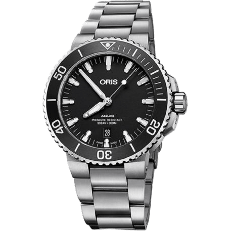 Oris Aquis Date 43.5 Stainless Steel / Matte Black / Bracelet 01 733 7730 4124-07 8 24 05EB