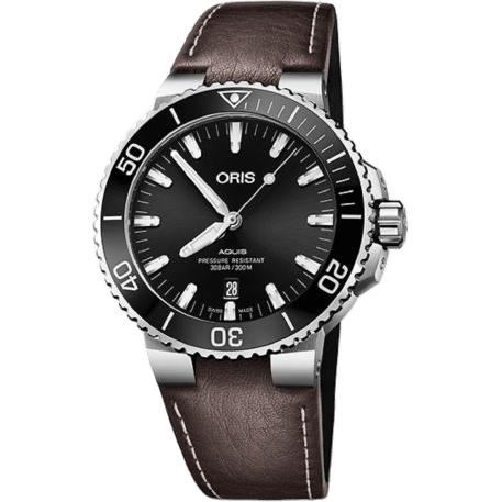 Oris Aquis Date 43.5 Stainless Steel / Black / Calf 01 733 7730 4134-07 5 24 10EB